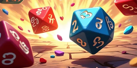  تاس انداختن D and D