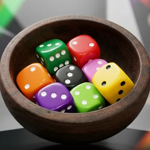 تاس رنگی