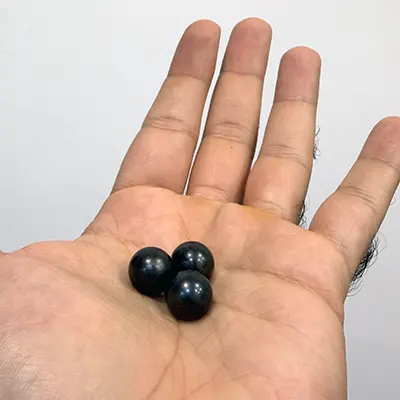 سه عدد گل مشکی فلزی بازی شاه گل